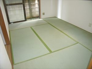 世田谷区にて畳のリフォーム（表替え）をしました。