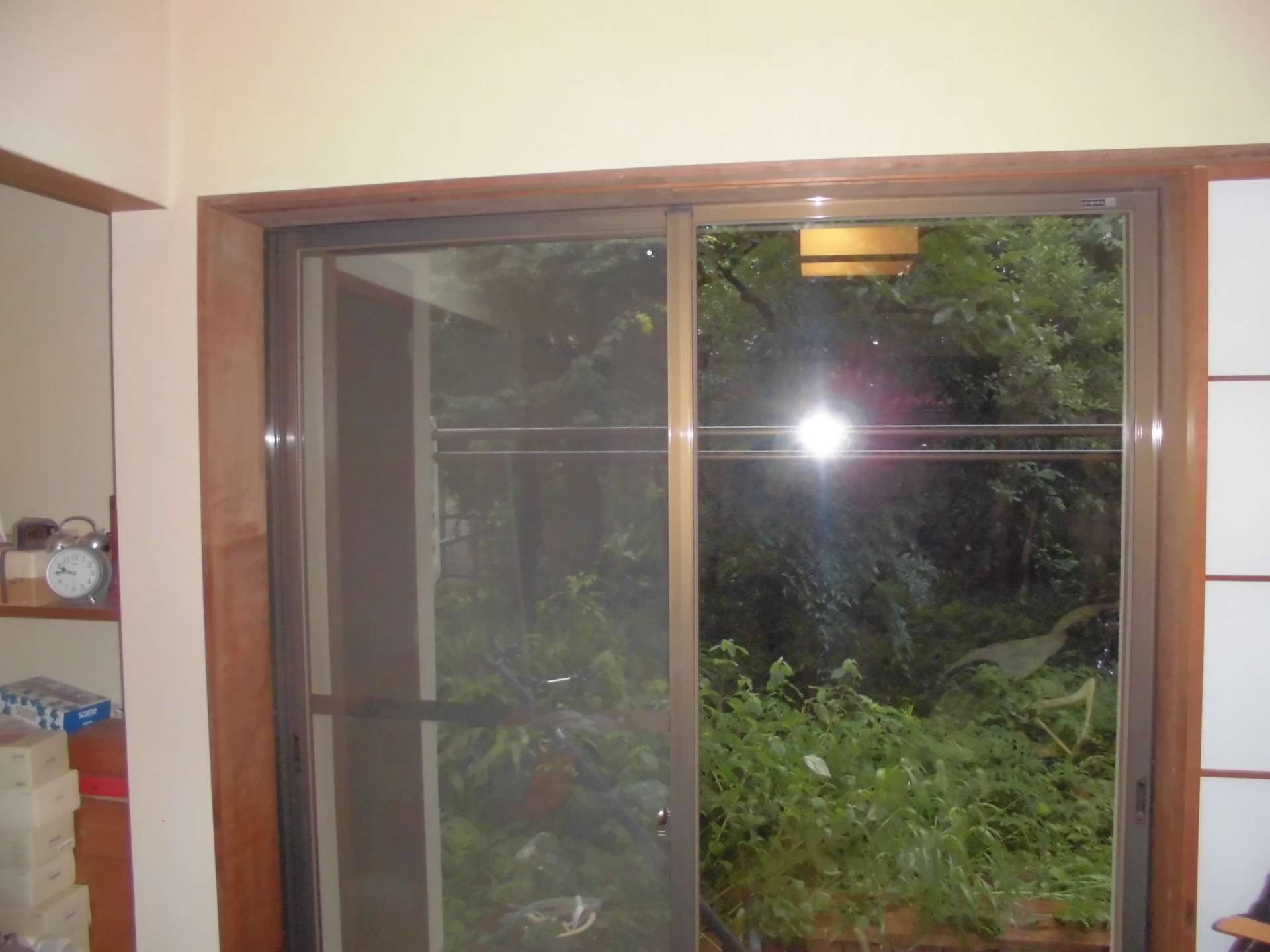 世田谷区にて、窓ガラスのリフォーム（真空ガラス　スペーシア）をしました。